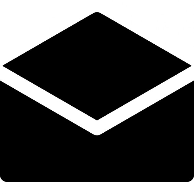 626x626 Open Envelope Variant Silhouette Icons Free Download