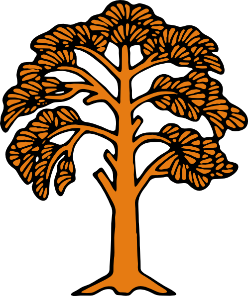 498x595 Silhouette Of A Tree Clip Art