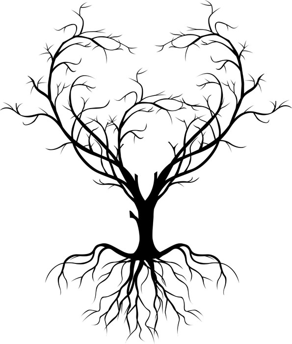 595x700 Tree Silhouette Wall Mural We Live To Change