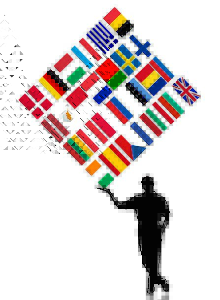 447x609 Man, Gentleman, Outline, Bear, Tolerate, Silhouette, Europe, Flag