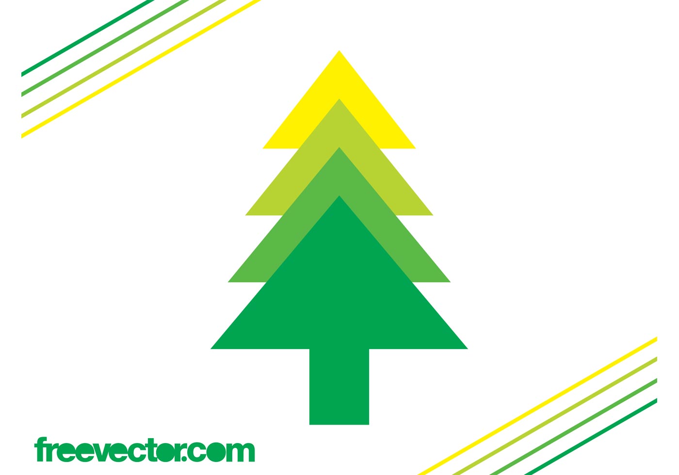 1400x980 Evergreen Tree Silhouette Free Vector Art