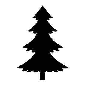 Evergreen Trees Silhouette at GetDrawings.com | Free for personal use