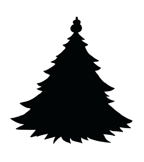 Evergreen Trees Silhouette at GetDrawings | Free download