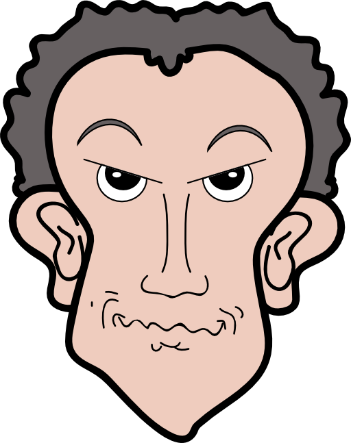 512x647 Evil Man Clipart I2clipart