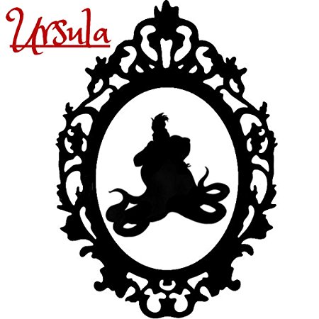 450x450 Disney Villain Silhouette Halloween Gothic Sticker Evil Queen