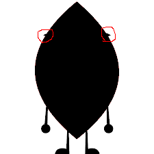 225x225 Evil Leafy (Bfdi) Silhouette