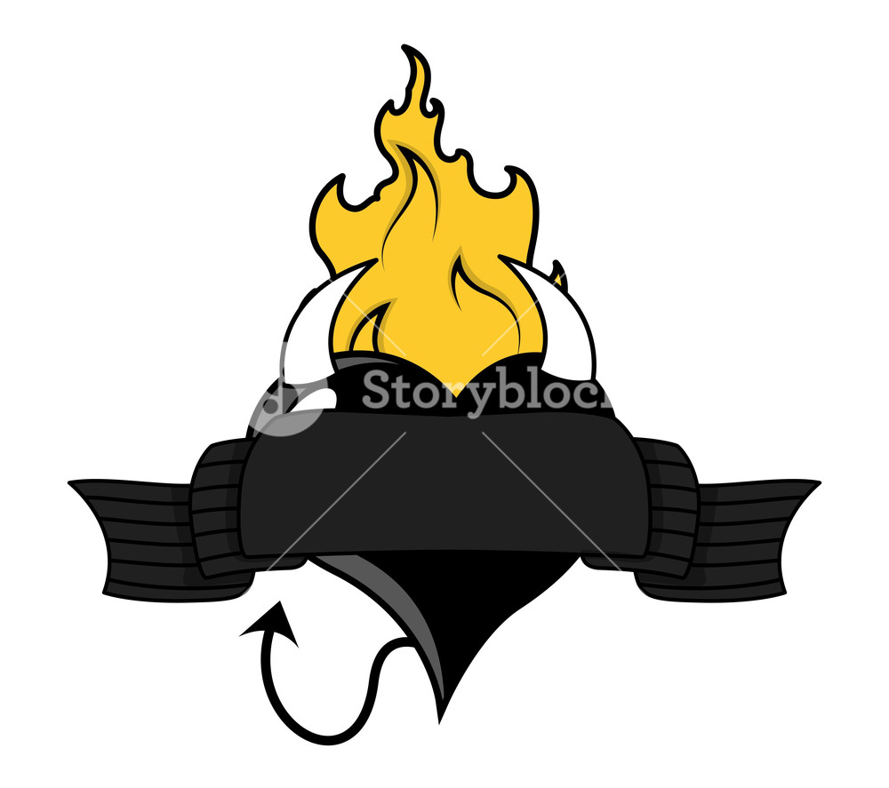 1000x887 Evil Heart With Banner