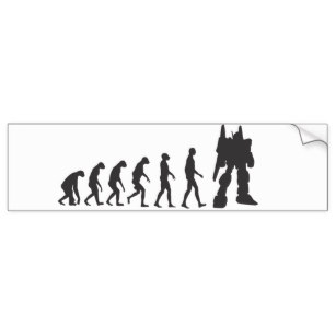 307x307 Evolution Silhouette Stickers Zazzle