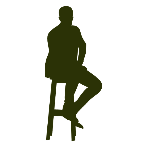 512x512 Executive Sitting Silhouette 2