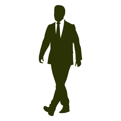 512x512 Executive Walking Silhouette 2