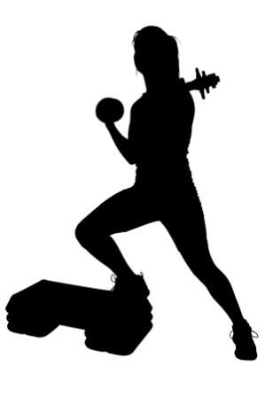 299x448 20 Best Exercise Silhouettes Images On Healthy Living
