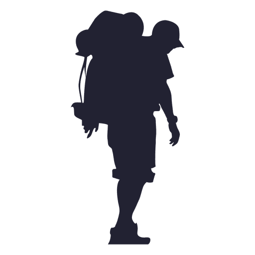 512x512 Outdoor Hiking Silhouette