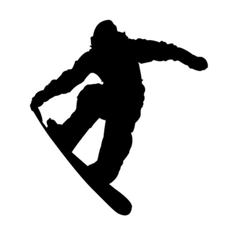 800x800 Snowboarding Snowboarder Jump Car Stickers For Car Window Vinyl