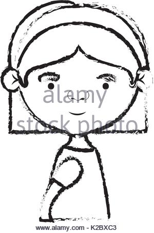 300x453 Blurred Silhouette Of Face Elderly Woman With Glasses And Bow Lace