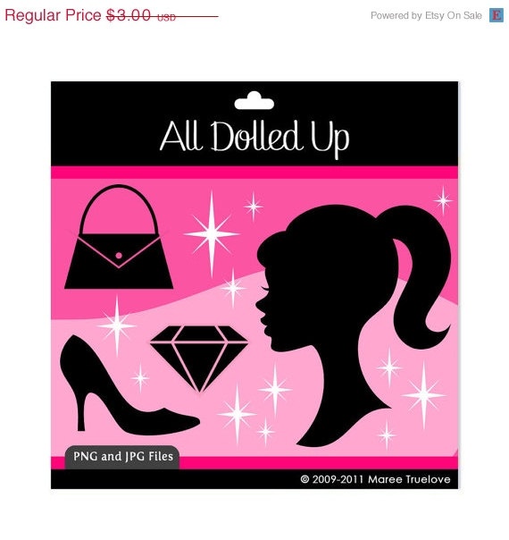 570x604 Exotic Clipart Barbie Silhouette