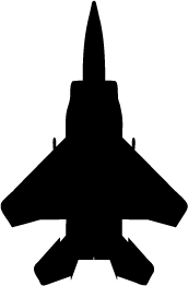 172x262 F 15 Silhouette Silhouette Of F 15