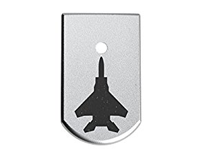 300x225 Aircraft F15 Silhouette Silver Billet Floor Plate