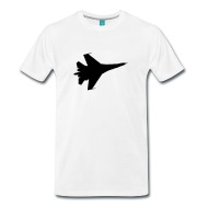190x190 F16 Fighter Jet Silhouette By Tshirtdesigns Spreadshirt