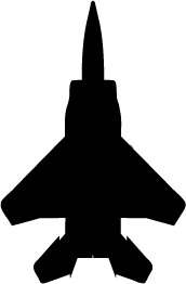 172x262 Fighter Jet Silhouette Identification