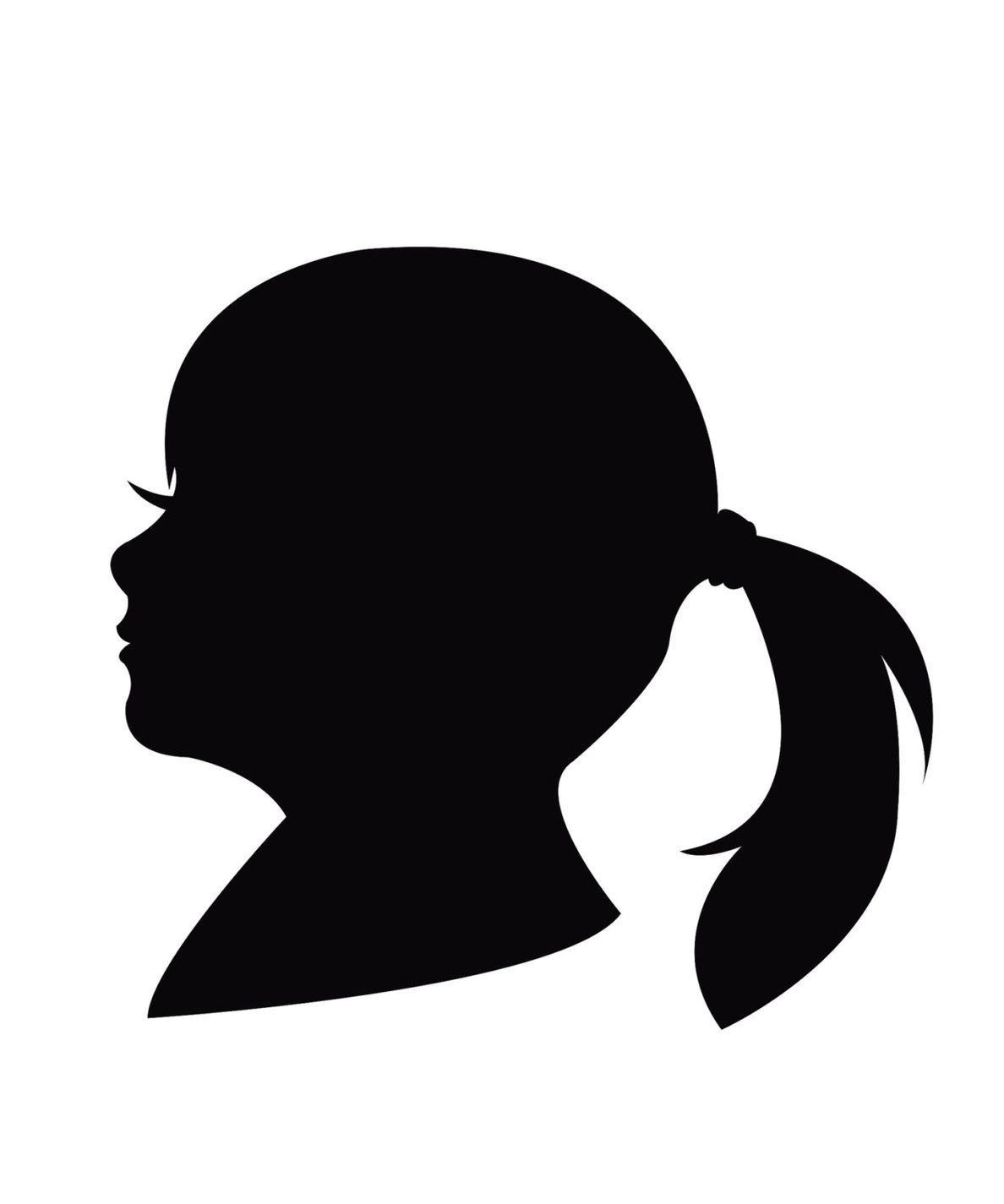 1188x1425 Face Profile Silhouette Clipart