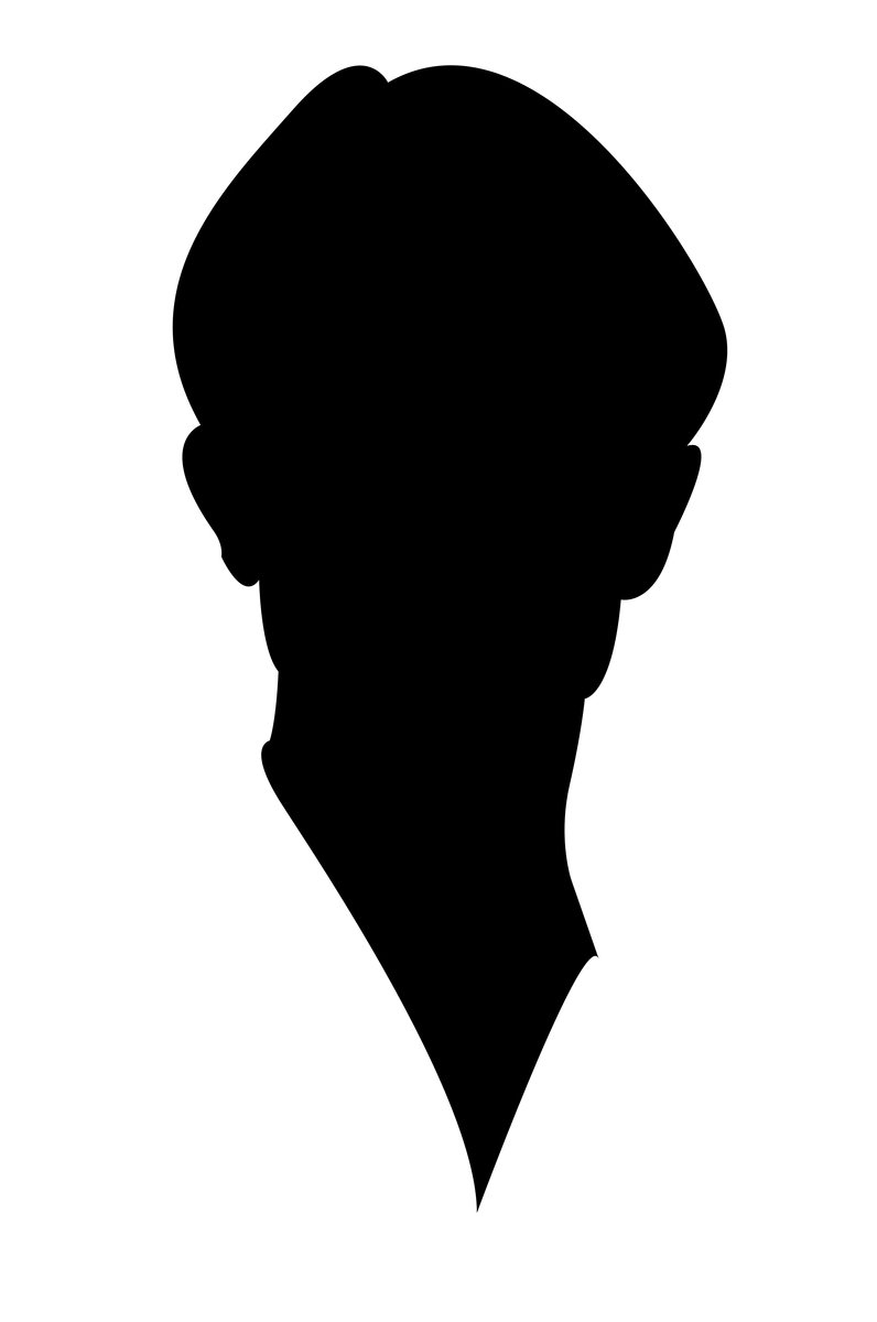 796x1200 Free Face Silhouette Stock Photo