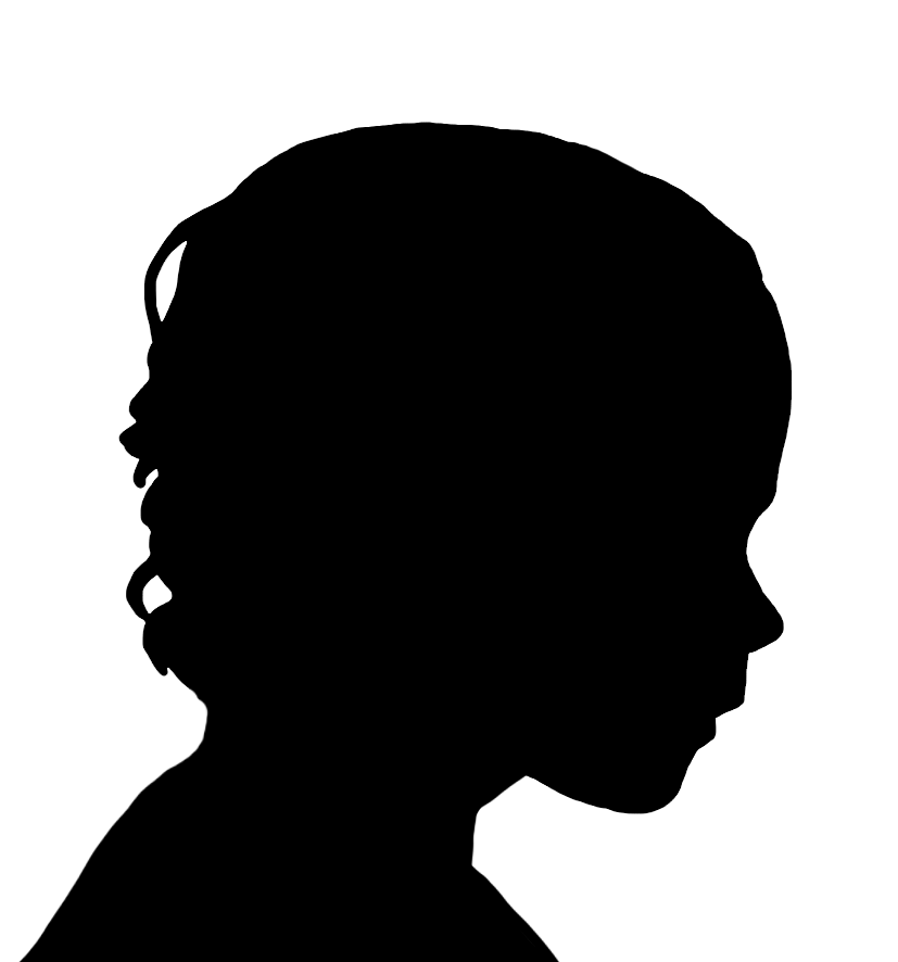 827x886 Face Silhouettes Of Men, Women And Children