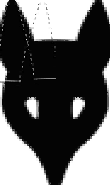 363x608 Fox, Deceive, Skull, Face, Expression, Head, Icon, Silhouette