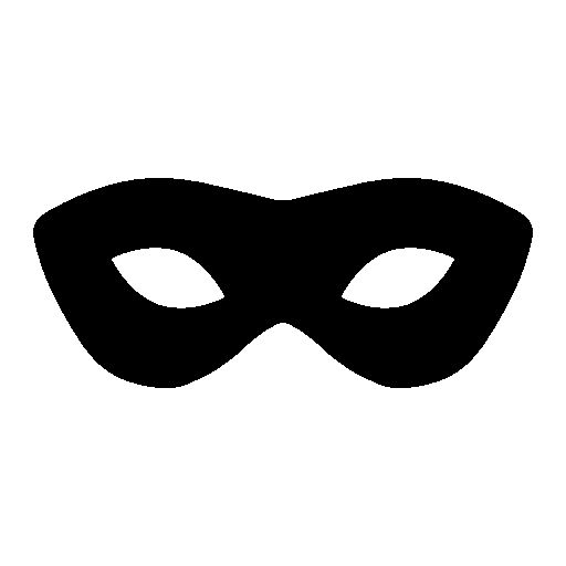 512x512 Mask Silhouette Clipart