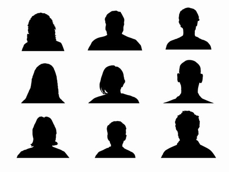 468x351 Head Outline