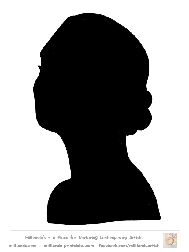 618x824 13 Face Silhouette Template Images