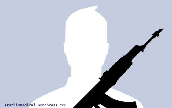 563x353 Profile Picture With Gun Truth Is Radical