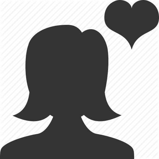 512x512 Account, Contact, Favorite, Girl, Like, Love, User Icon Icon