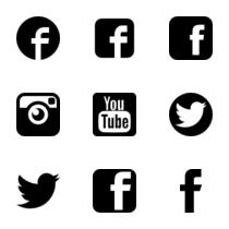 210x210 , Facebook, Instagram And Youtube