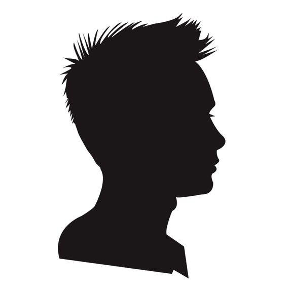 570x570 Custom Vector Silhouette Face Profile By Kayadesign On Etsy