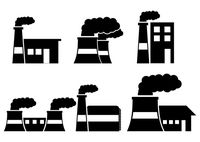 200x142 Factory Silhouette Icons Vector Free Vector Download In Ai