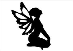 236x165 Fairy Silhouette Vector For Download