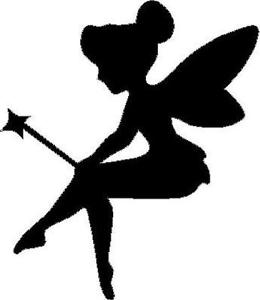 260x300 Fairy Silhouette With Wand Vinyl Decalsticker Car Truck Window