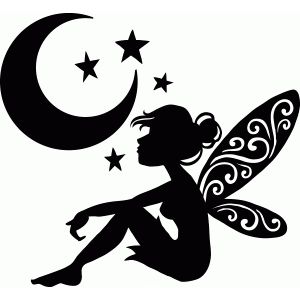 300x300 157 Best Fairy Silhouette Images On Fairy Silhouette