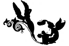 225x150 Fairy Silhouette Clip Art ~ Karen's Whimsy