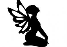 235x165 Homey Fairy Silhouette Clip Art Free Download