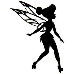 300x300 Tinkerbell Silhouette Clip Art