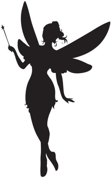 374x600 Free Fairy Silhouette Clipart