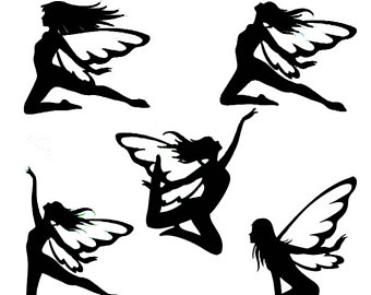 340x270 Tinkerbell Fairy Cutout Silhouette 15 Tinkerbell Die Cuts