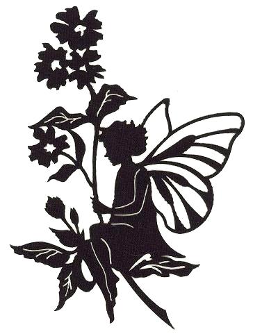 364x484 Fairy Silhouette Garden Black Shadow Fairy Silhouette Garden Stake