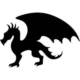 263x262 Dragon Silhouette Free Svg Cricut Projects Dragon