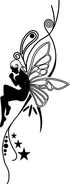 236x623 Fairy Tattoo Clip Art