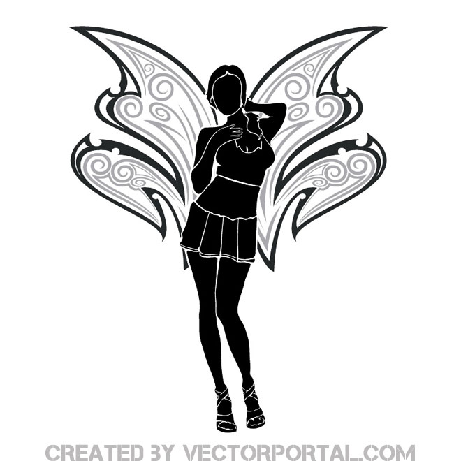 660x660 Fairy Free Vector 123freevectors