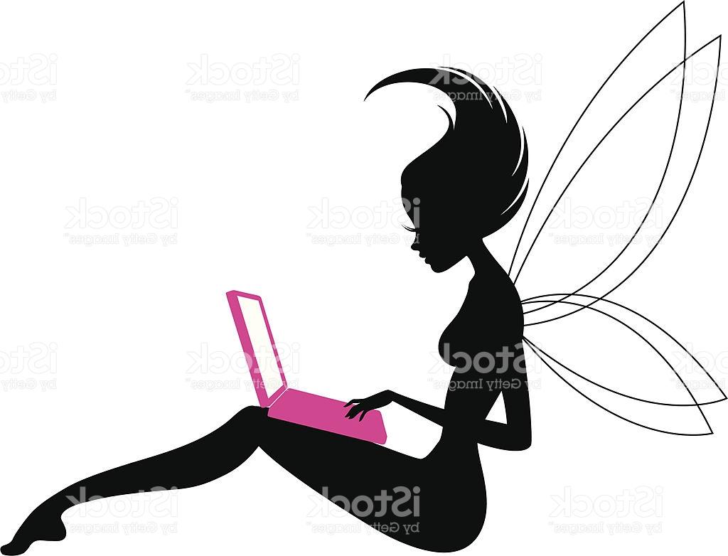 1024x782 Hd Puter Fairy Silhouette Vector Image
