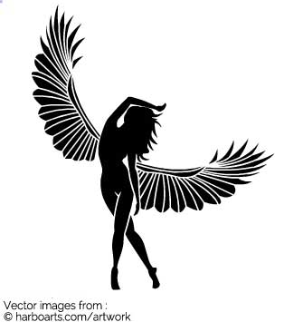 335x355 Download Fairy Silhouette