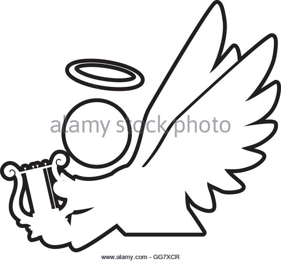 579x540 Silhouette Flying Angel Black And White Stock Photos Amp Images